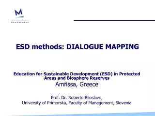 ESD methods: DIALOGUE MAPPING