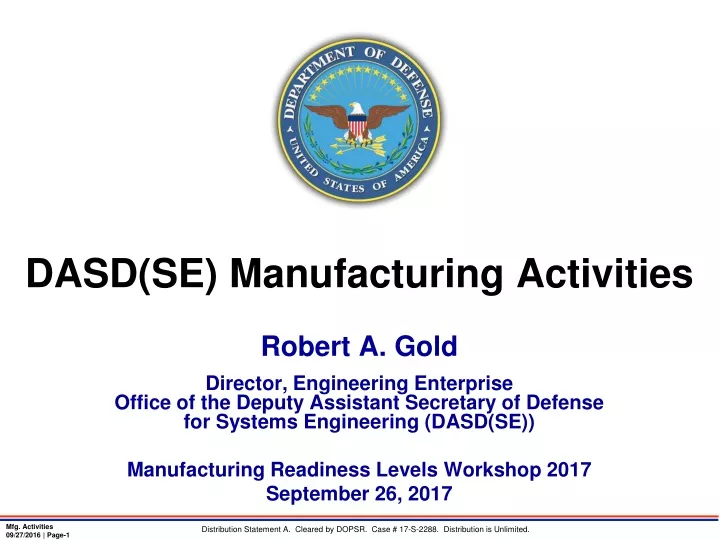 dasd se manufacturing activities