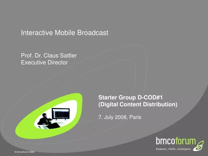 interactive mobile broadcast prof dr claus
