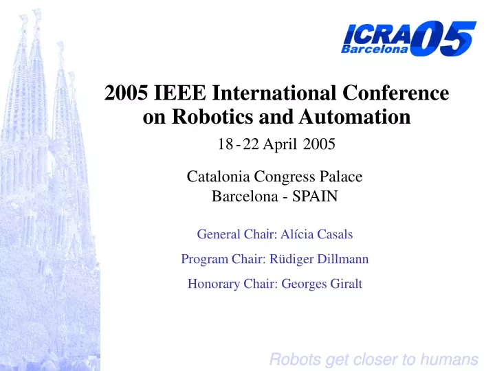 2005 ieee international conference on robotics
