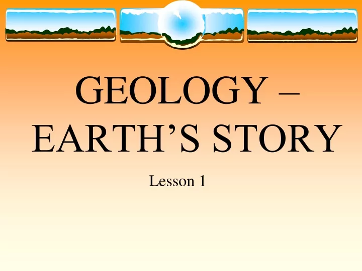 geology earth s story