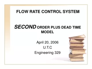 FLOW RATE CONTROL SYSTEM