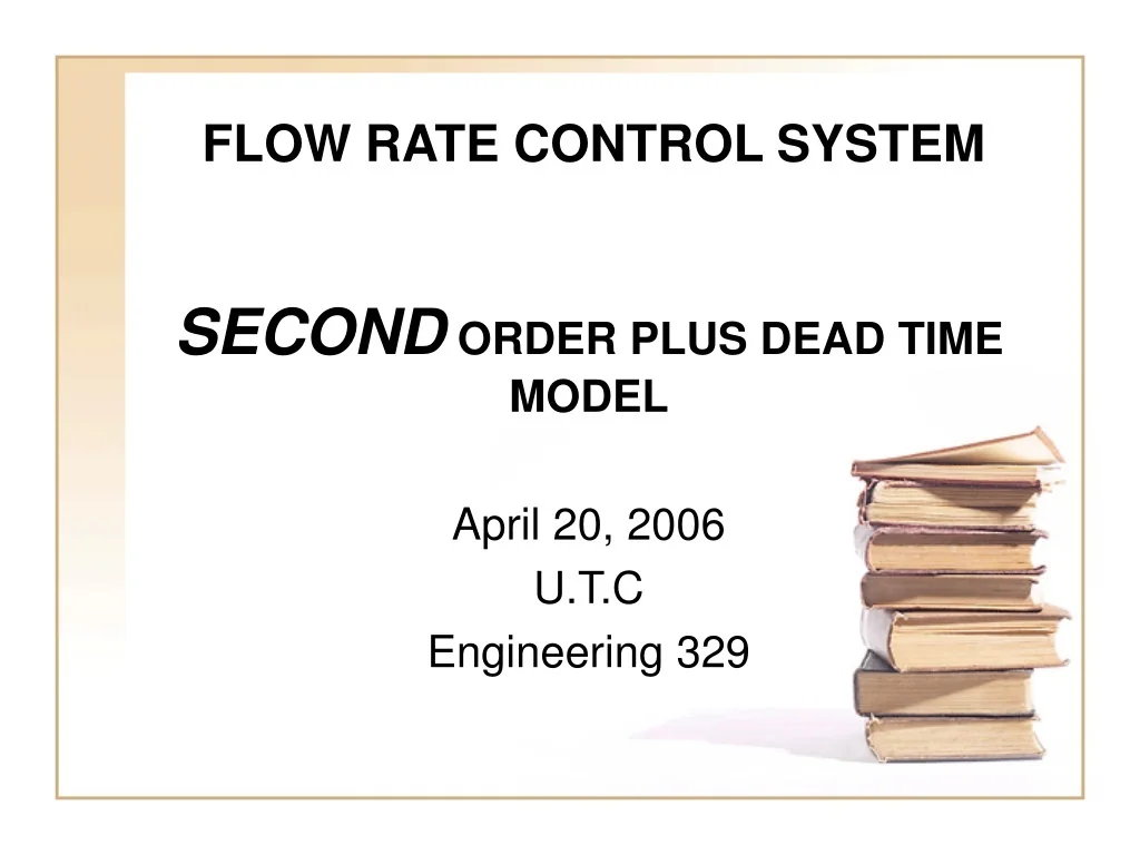 PPT - FLOW RATE CONTROL SYSTEM PowerPoint Presentation, free download ...