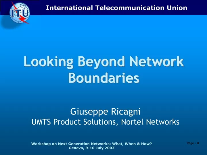 looking beyond network boundaries