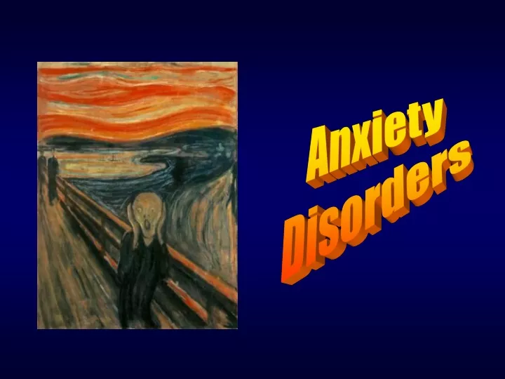 anxiety disorders