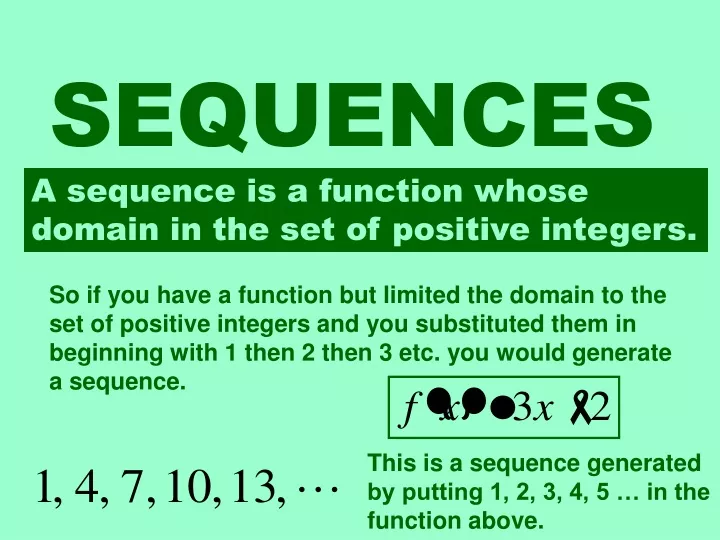 sequences