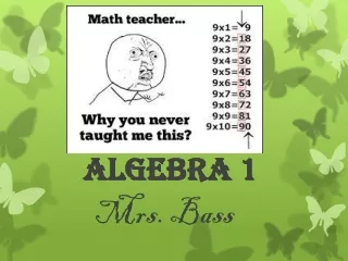 Algebra 1