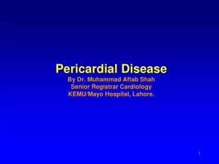 Pericardial Disease