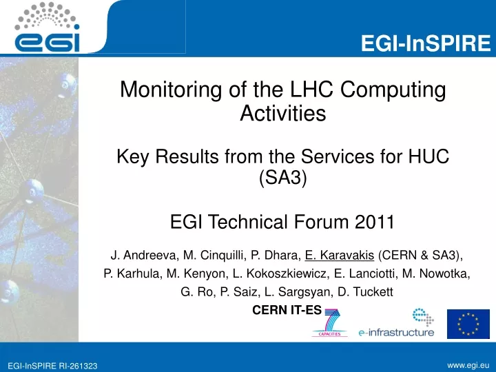 monitoring of the lhc computing activities