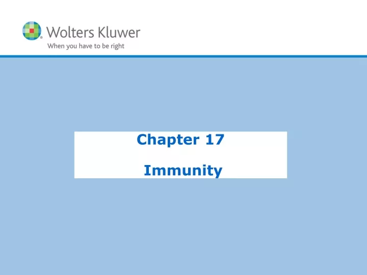 chapter 17 immunity