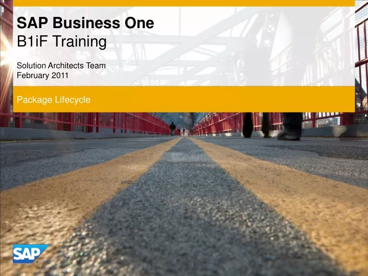 sap business one b1if training