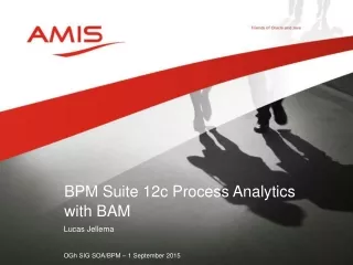 BPM Suite 12c Process Analytics  with BAM
