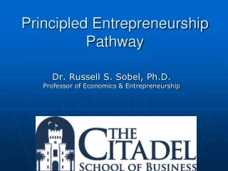 Principled Entrepreneurship Pathway