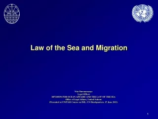 Law of the Sea and Migration