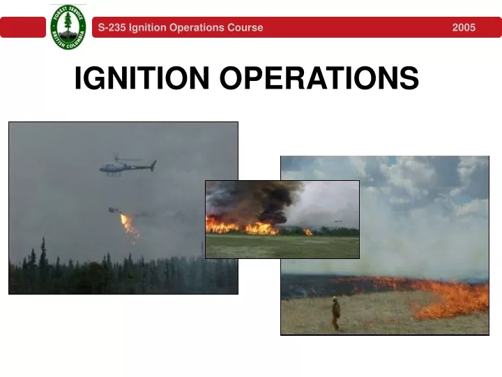 ignition operations