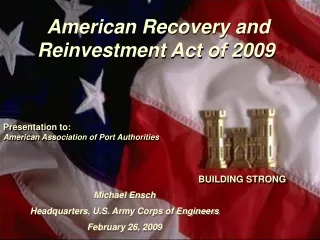 American Recovery and Reinvestment Act of 2009