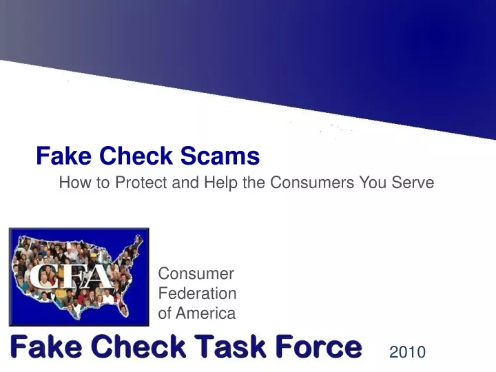 fake check scams