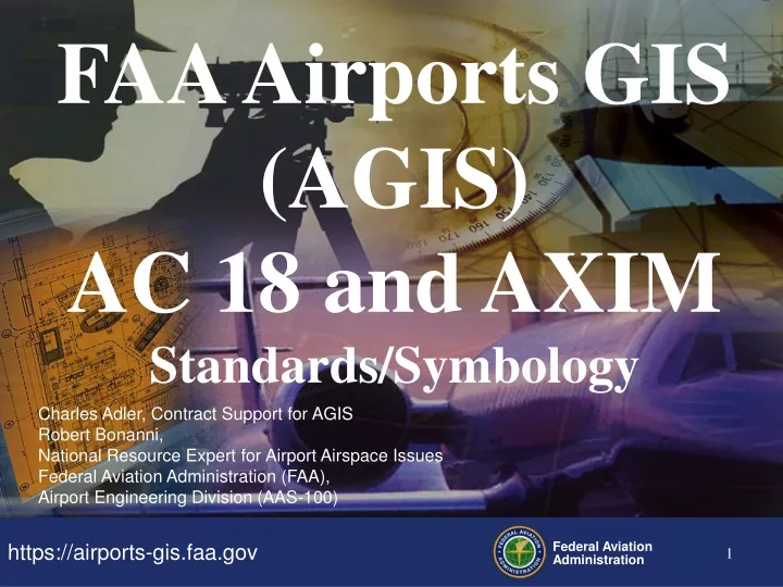 faa airports gis agis ac 18 and axim standards