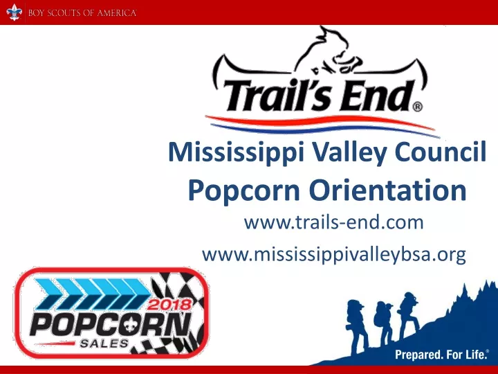mississippi valley council popcorn orientation