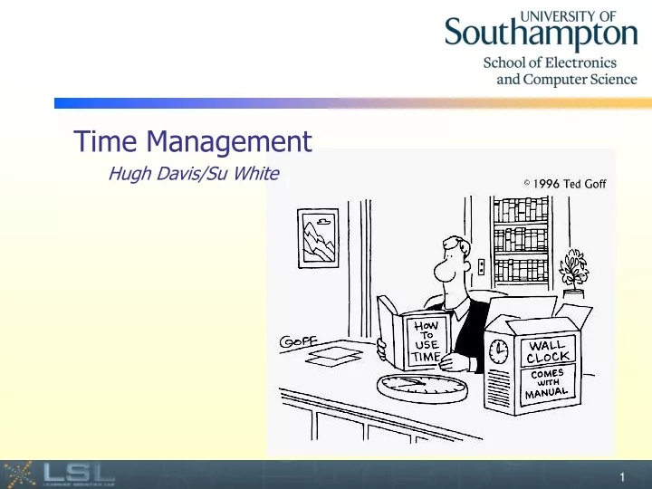 time management hugh davis su white