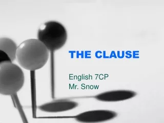 THE CLAUSE