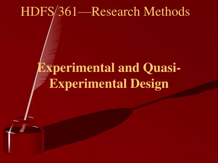 hdfs 361 research methods