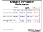 Evolution of Processor Performance - slide 1