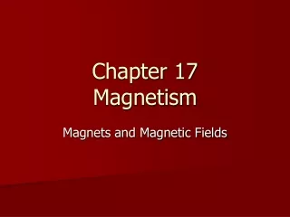 Chapter 17 Magnetism