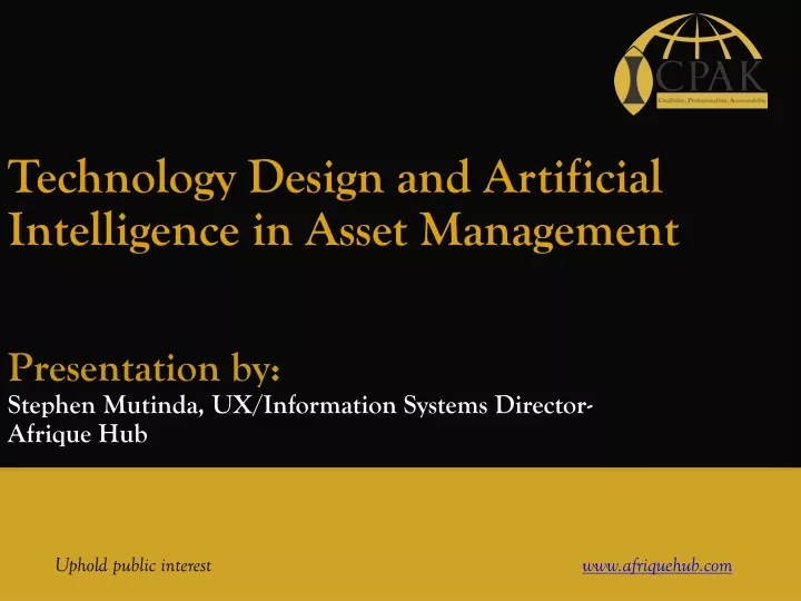 technology design and artificial intelligence