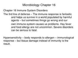 Microbiology Chapter 16