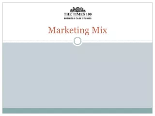 Marketing Mix