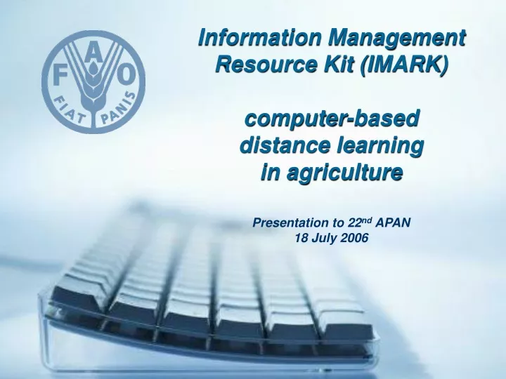 information management resource kit imark