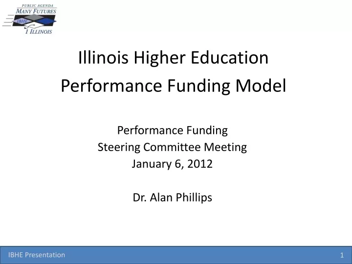 illinois higher education performance funding