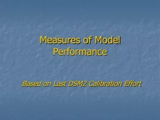 Measures of Model Performance
