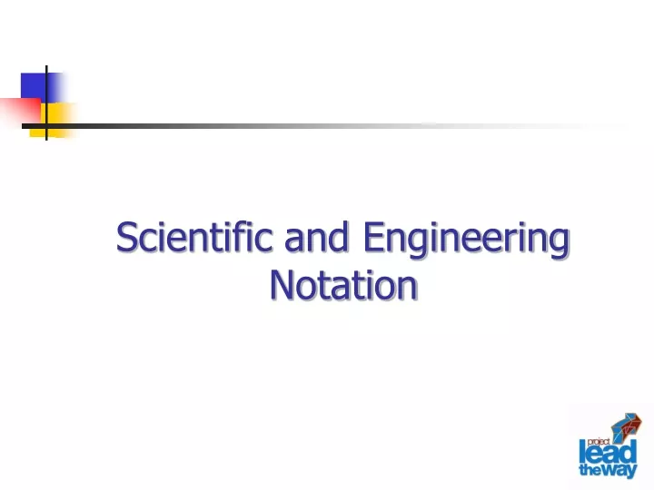 scientific and engineering notation