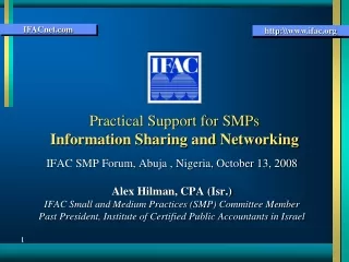 Practical Support for SMPs Information Sharing and Networking
