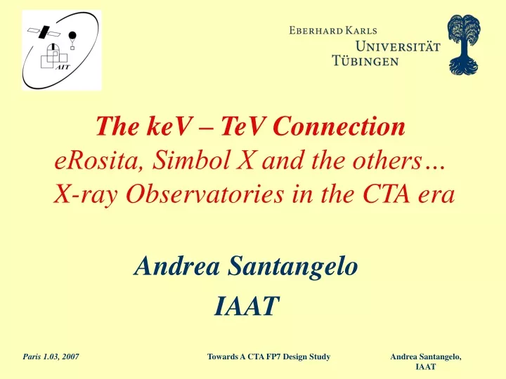 the kev tev connection erosita simbol x and the others x ray observatories in the cta era