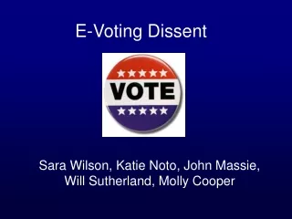 e voting dissent