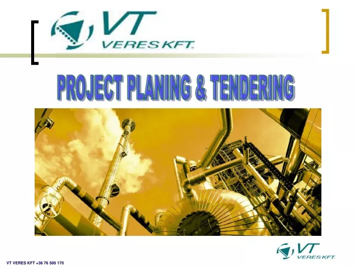 project planing tendering