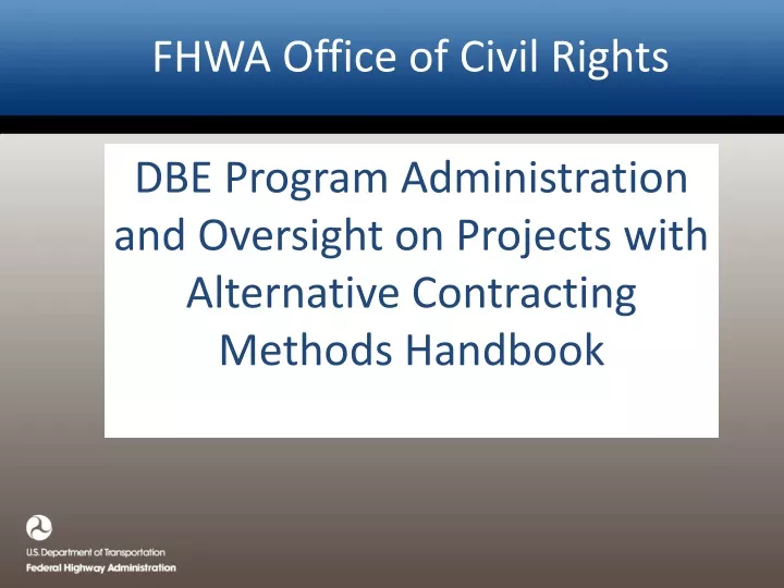 fhwa office of civil rights