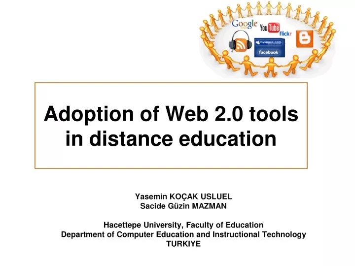 adoption of web 2 0 tools in distance education