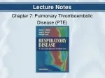 Pulmonary Thromboembolic Disease: Frequency, Symptoms, and Treatment Strategies - slide 1