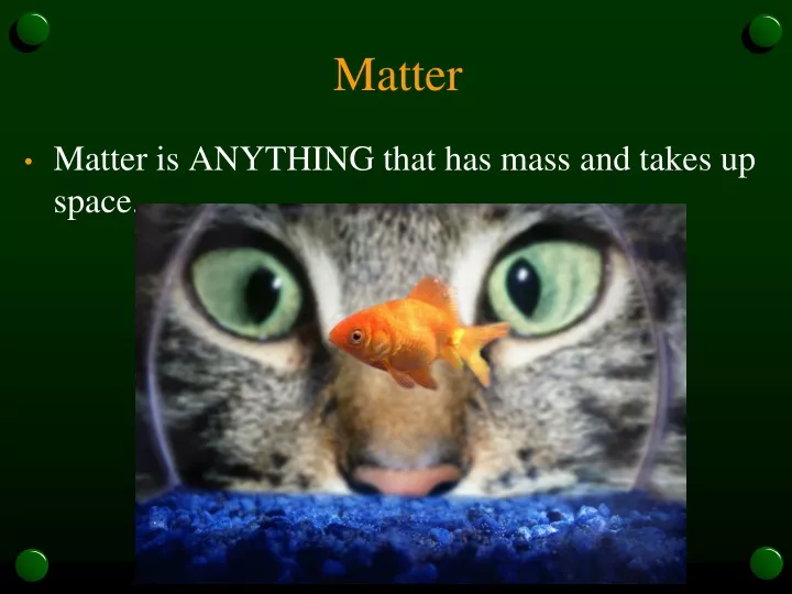 matter