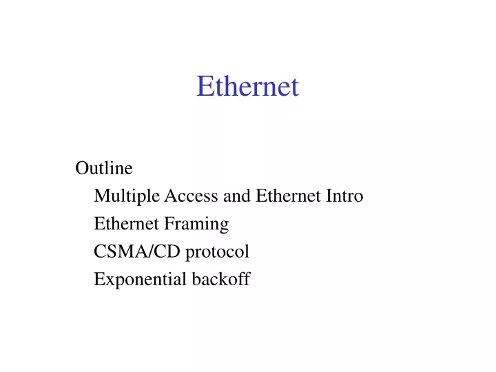 ethernet