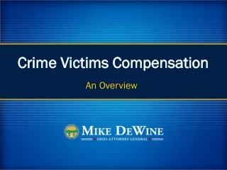 Crime Victims Compensation