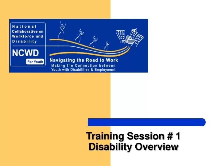 training session 1 disability overview