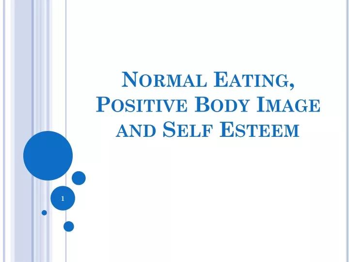 normal eating positive body image and self esteem
