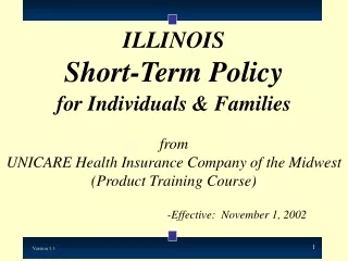 ILLINOIS Short-Term Policy for Individuals &amp; Families from