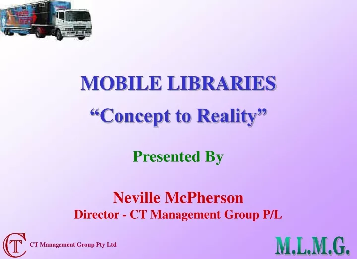 mobile libraries concept to reality presented
