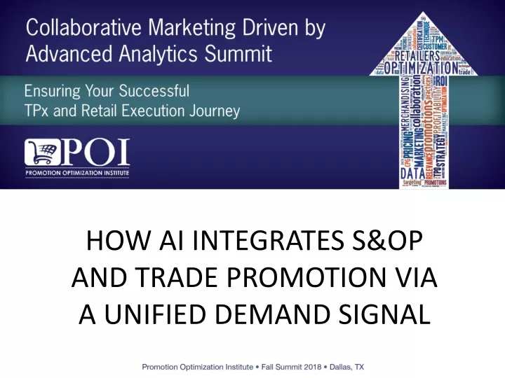 how ai integrates s op and trade promotion